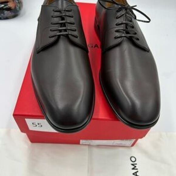 Men's Salvatore Ferragamo Fosco Leather Oxford's size 9E made in Italy - Picture 11 of 12